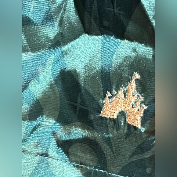 NWT Disney Fantasyland Castle Sleep Satin Pajama 2-piece Set Women's XS Silky - Picture 2 of 10